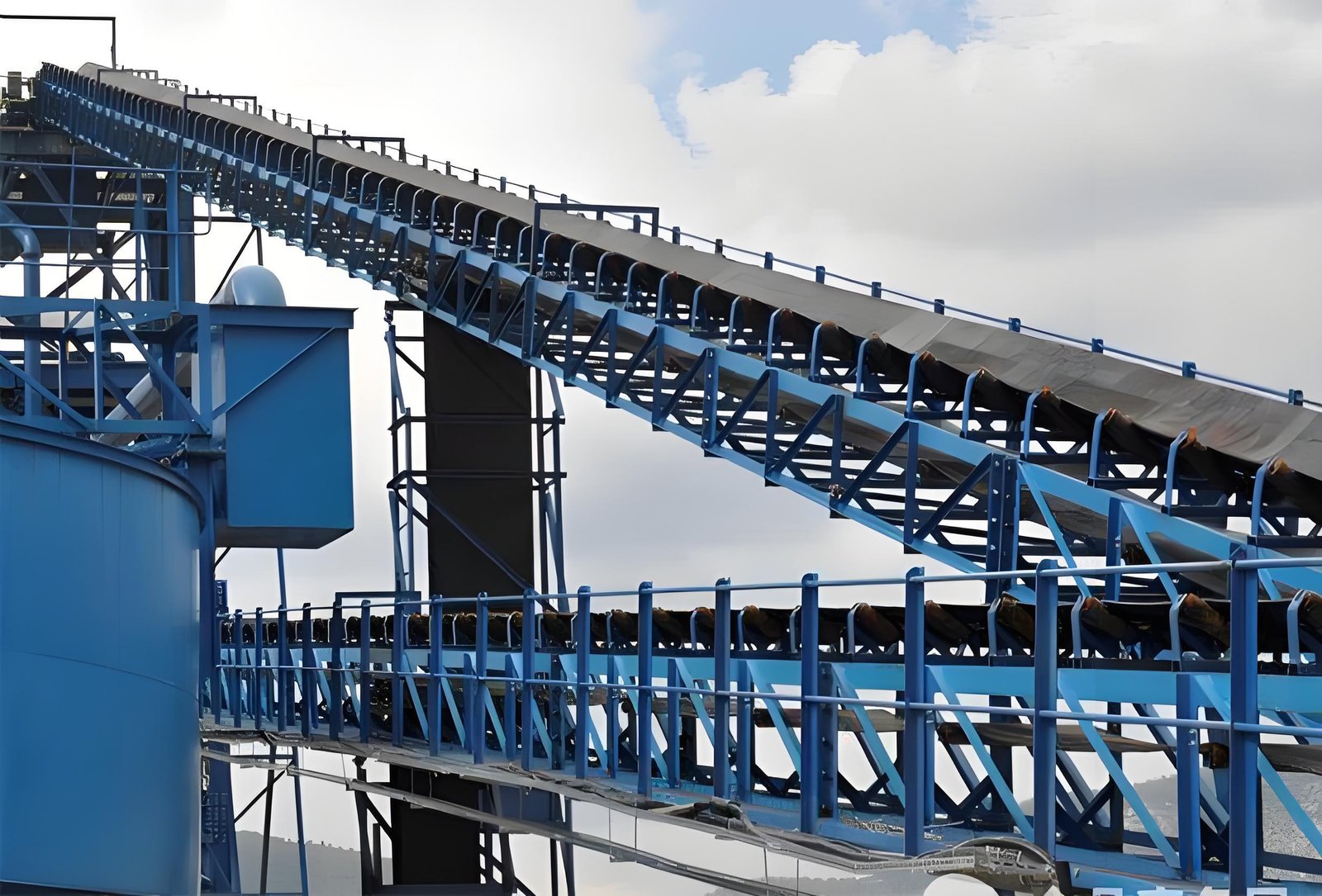 TD75 stationary belt conveyor