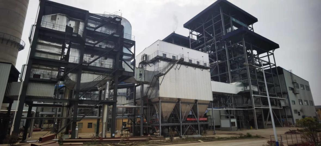 2x130t/h circulating fluidized bed boiler for biomass power generation flue gas treatment project of Shaoneng Group